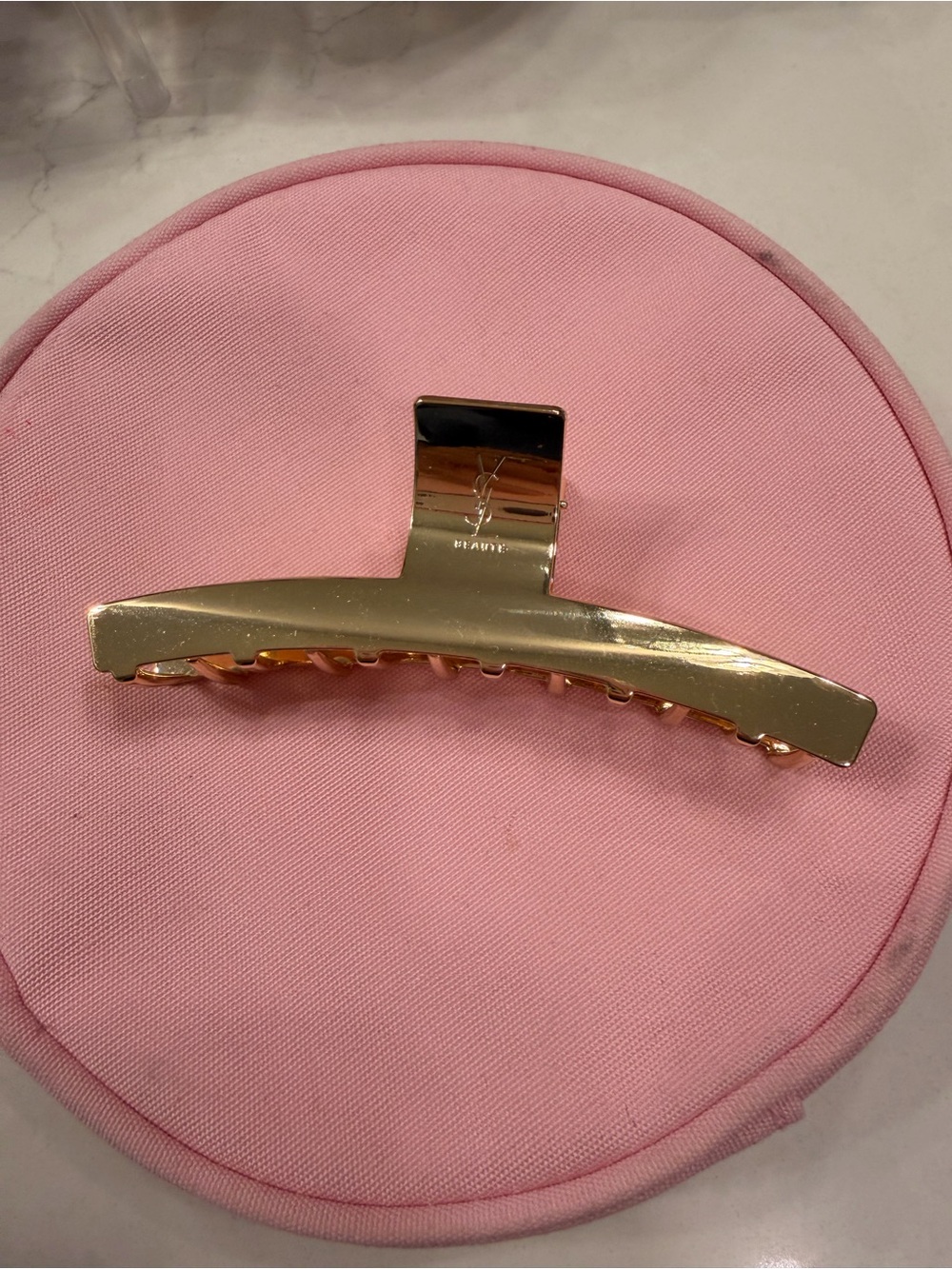 Gold Metal Hair Claw Clip - Designer Inspired